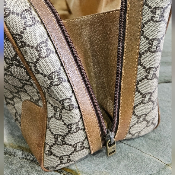 Vintage Gucci Plus GG Supreme Satchel Top Handle Bag 1980s - Picture 7 of 17